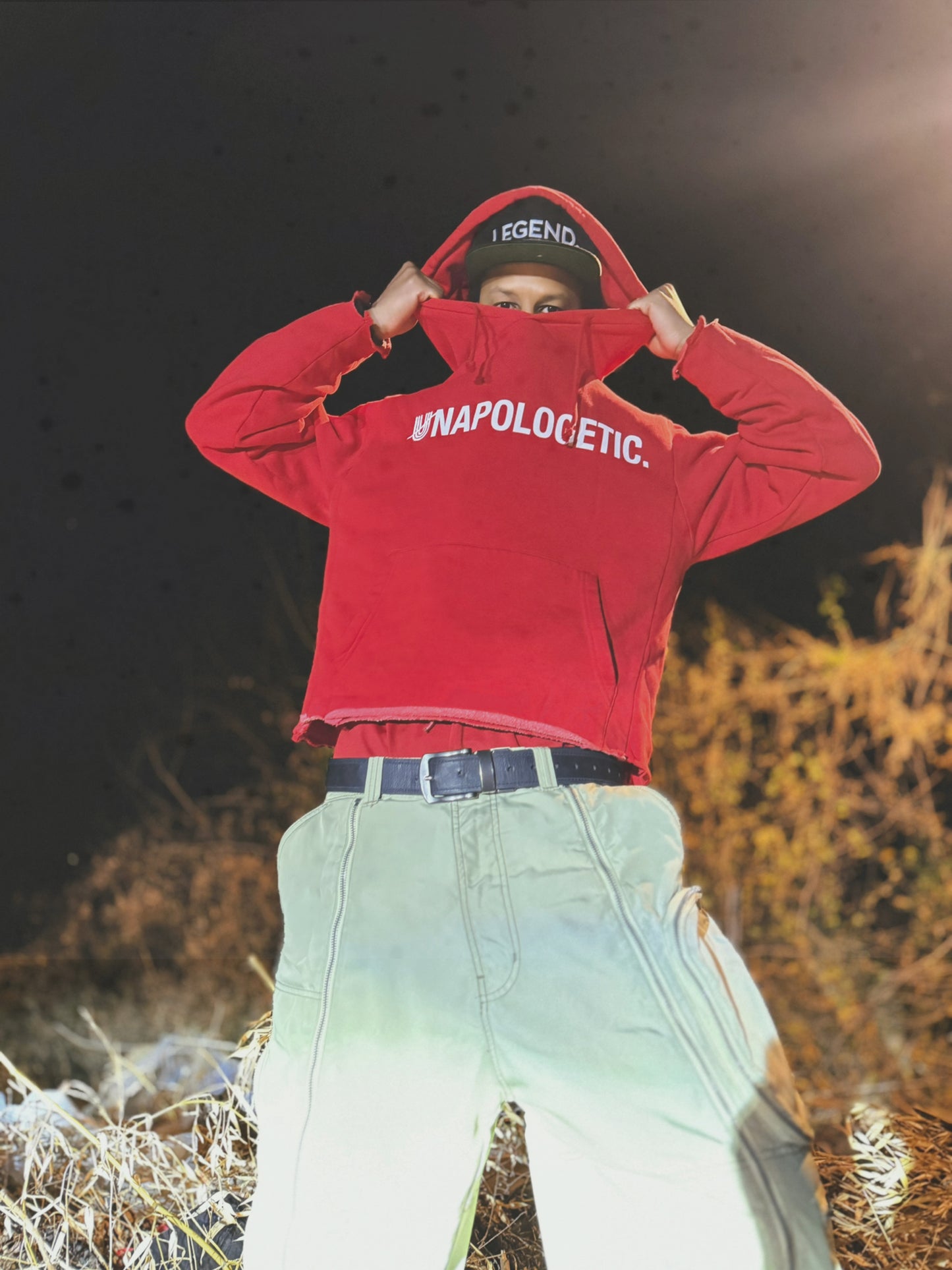 UNAPOLOGETIC. Hoodie (Red)